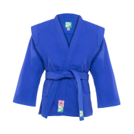 Куртка для самбо JS-302, синяя, р.0/130