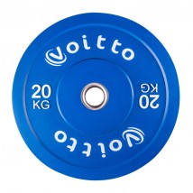 Набор цветных бамперных дисков Voitto 20 кг (4 шт) - d51